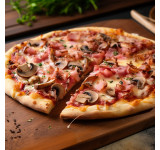 HAM & MUSHROOM PIZZA